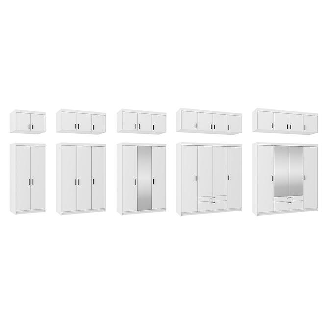 Schrank Elena 2D Ecke Weiß