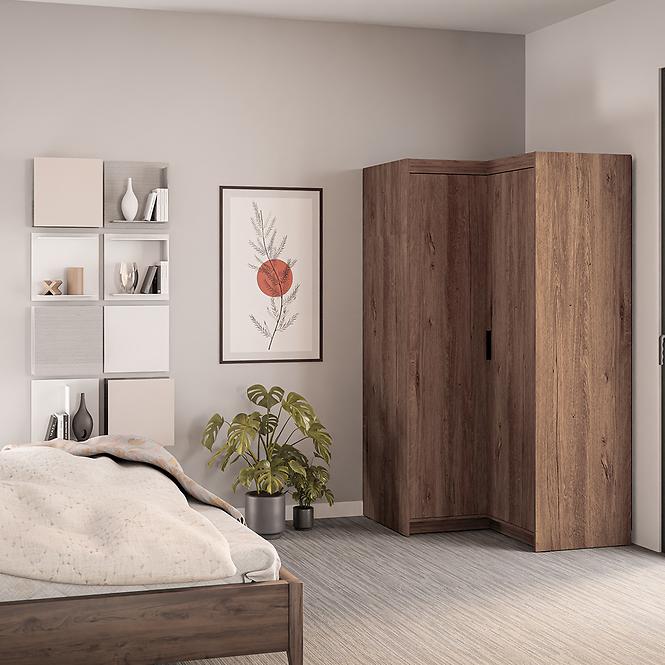 Schrank Elena 2D Ecke Eiche Lefkas