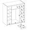 Schrank Elena 4D 6S Eiche Lefkas/Spiegel,3