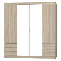 Schrank Elena 4D 6S Eiche Sonoma/Spiegel