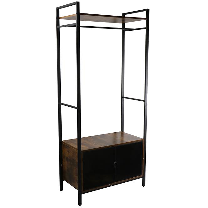 Garderobe Loft 8645 E dark vintage wood