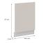 Türen für Einbauspülmaschine Nicea 570x446 Sandbeige,2