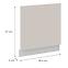 Türen für Einbauspülmaschine Nicea 570x596 Sandbeige,2