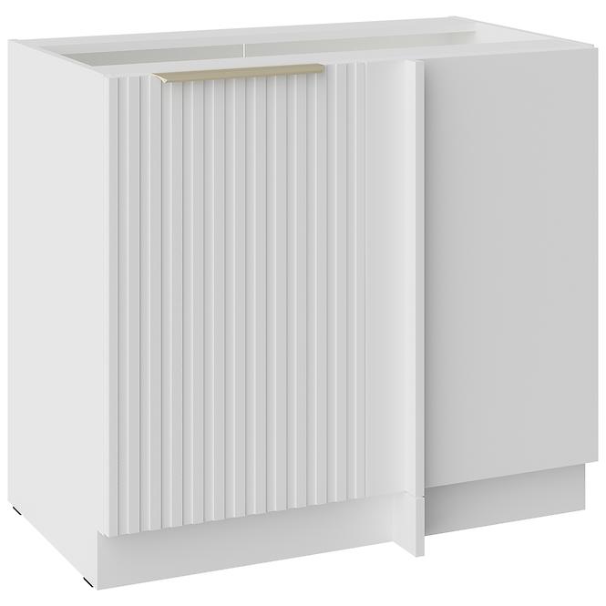 Küchenschrank Tuluza 105 ND 1F BB Weiß Matt Lamel