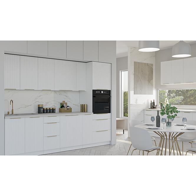 Küchenschrank Tuluza 90x90 DN 2F BB Weiß Matt Lamel