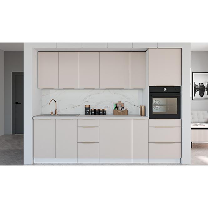 Küchenschrank Nicea 80D 2F BB Sandbeige,7
