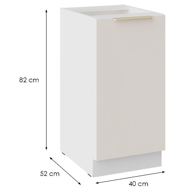 Küchenschrank Nicea 40D 1F BB Sandbeige