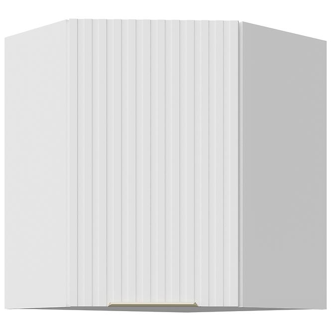 Küchenschrank Tuluza 60x60 GN-72 1F (45°) Weiß Matt Lamel