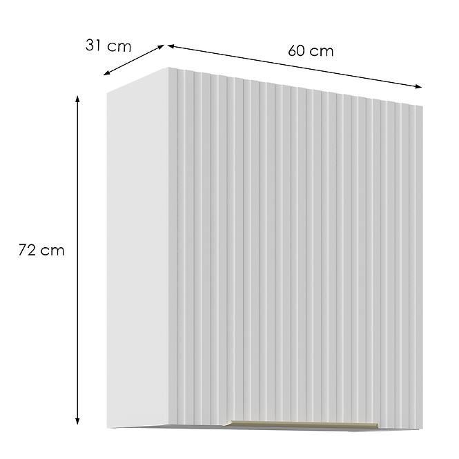 Küchenschrank Tuluza 60G-72 1F Weiß Matt Lamel,2