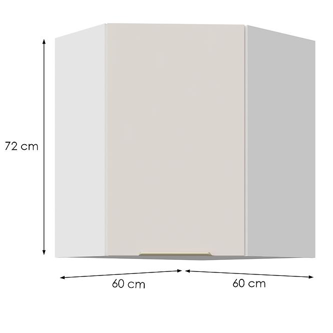 Küchenschrank Nicea 60x60 GN-72 1F (45°) Sandbeige,2