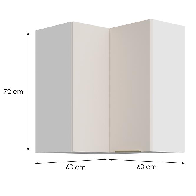 Küchenschrank Nicea 60x60 GN-72 2F (90°) Sandbeige,2