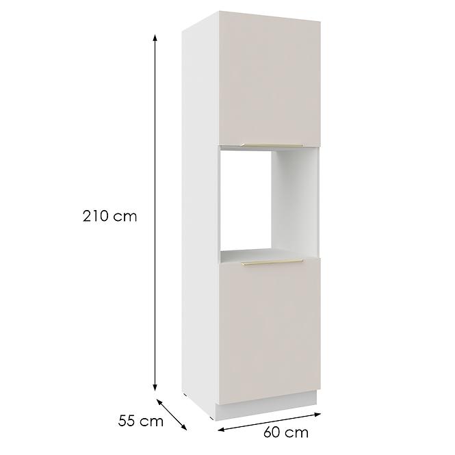 Küchenzeile Nicea 60DP-210 2F Sandbeige,2
