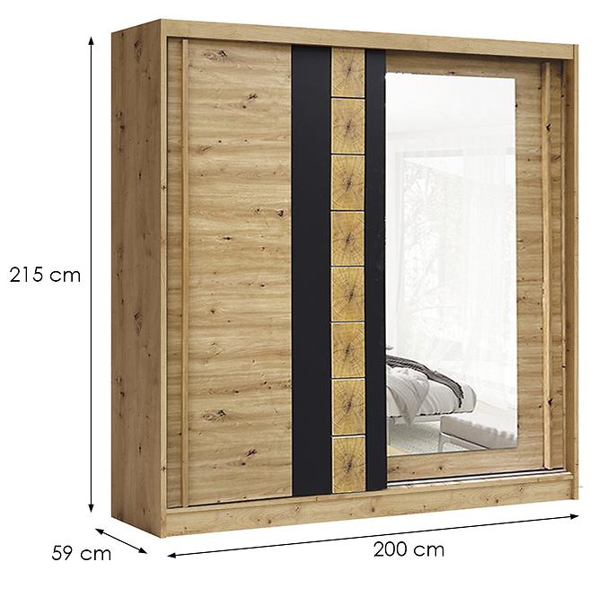Schrank Avantgarde AV-1-200 Artisan/Graphit