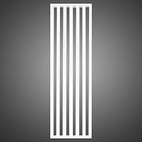 3D-MDF-Lamellenwand Weiss, 600x2650mm