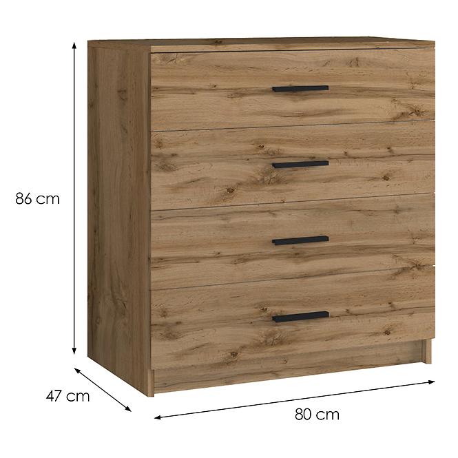 Kommode DUO 4S Wotan Eiche