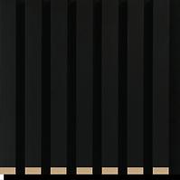Akustik-Lamellen mit Filz Schwarz21x300x2650mm