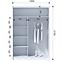 Schrank Ladder 150 Eiche Craft/Lamellen Schwarz,3