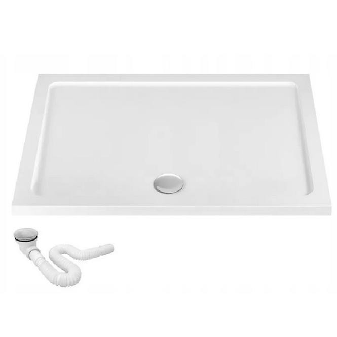 Rea-K1906 Duschwanne vierte Savoy weiß 80x80+syf
