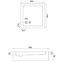Rea-K1906 Duschwanne vierte Savoy weiß 80x80+syf,3