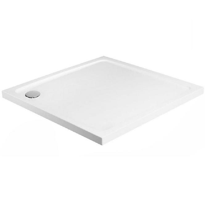 Rea-k5332 rechteckige Duschwanne Savoyweiß 80x100