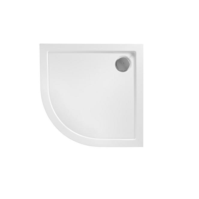 Rea-K7907 Duschwanne Halbrundoptik weiß 90x90