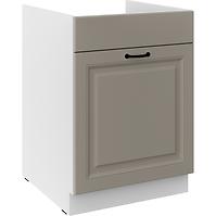 Küchenzeile Stilo Claygrey/Weiß 60ZL 1S BB