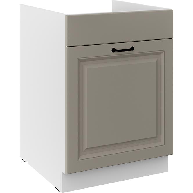 Küchenzeile Stilo Claygrey/Weiß 60ZL 1S BB