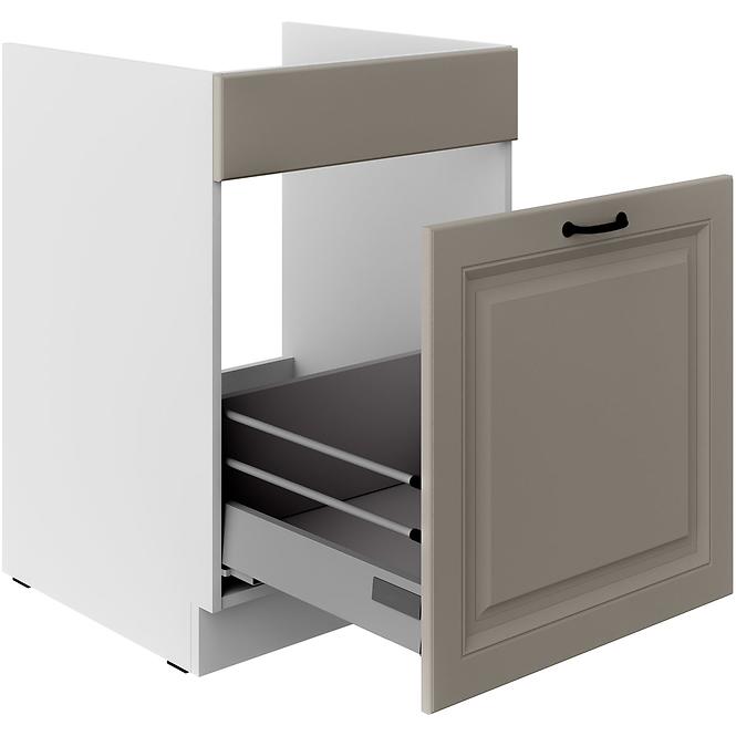 Küchenzeile Stilo Claygrey/Weiß 60ZL 1S BB