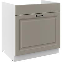 Küchenzeile Stilo Claygrey/Weiß 80ZL 1S BB