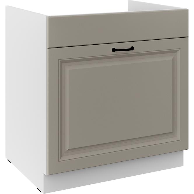 Küchenzeile Stilo Claygrey/Weiß 80ZL 1S BB