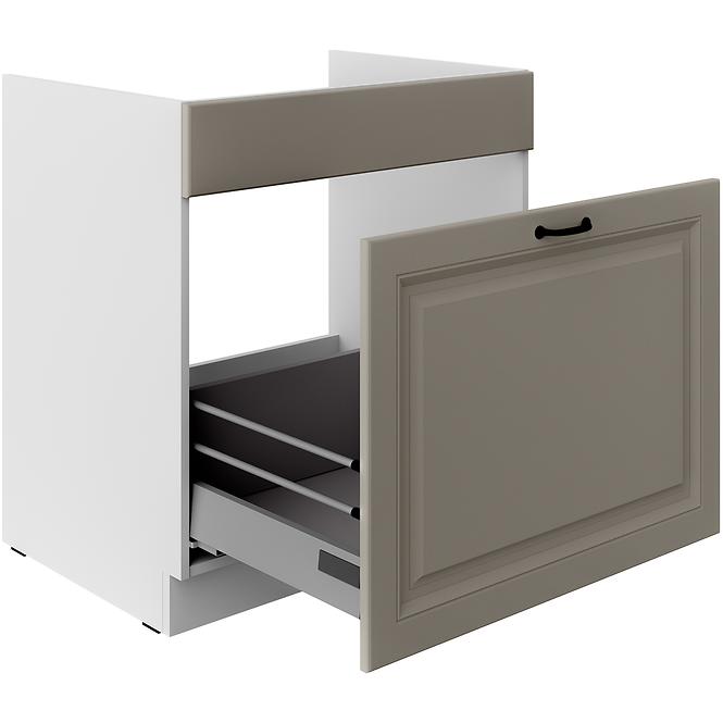 Küchenzeile Stilo Claygrey/Weiß 80ZL 1S BB,3