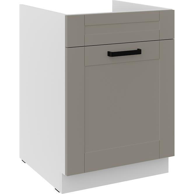 Küchenzeile Luna Claygrey/Weiß 60ZL 1S BB