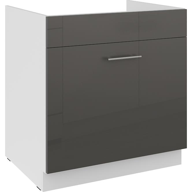 Küchenzeile Lara Grey 80ZL 1S BB