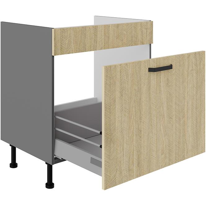 Küchenzeile Scandi Tanne/Antracyt 80ZL 1S BB