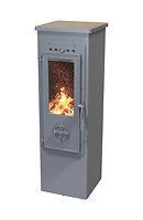 Stahlofenkamin Eva lux 5,3 KW