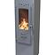 Stahlofenkamin Eva lux 5,3 KW