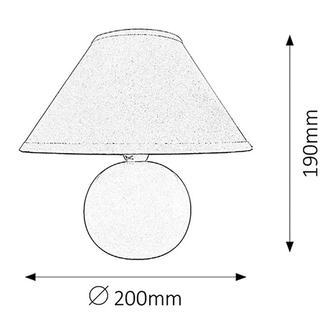 Tischlampe Ariel 4901 weiß LB