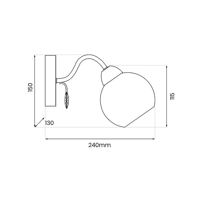 Lampe Connor WH MLP0875 K1,2