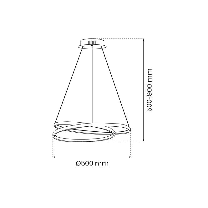 Lampe Lucero BL ML7948 48W LED LW1,4
