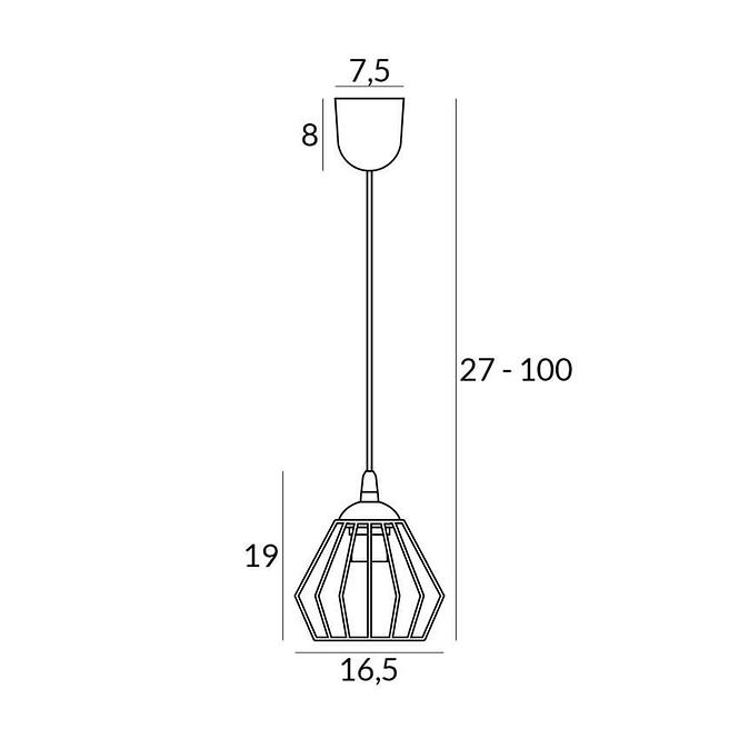 45SZ SVIETIDLO GROM 2991/Z-B-1 LW1