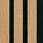 Lamellenpaneel MODERN LINE NORMAL Oak Black 12x122x2650mm 