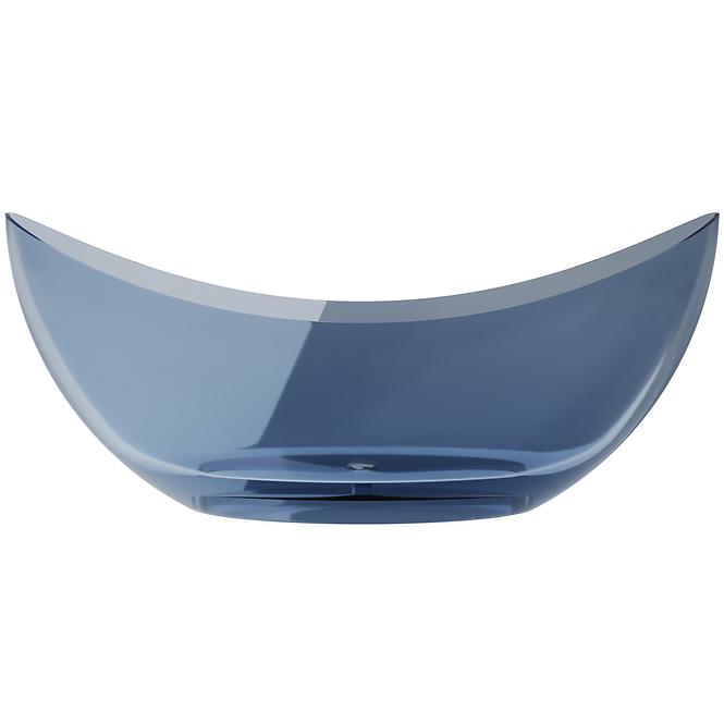 Freistehende Badewanne Axya 180/80 Blue Wave, Siphon mit Click-Clack-Stöpsel, Chrom