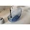 Freistehende Badewanne Axya 180/80 Blue Wave, Siphon mit Click-Clack-Stöpsel, Chrom,6