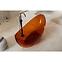 Freistehende Badewanne Axya 180/80 Earth Rust, Siphon mit Click-Clack-Stöpsel, Chrom,5
