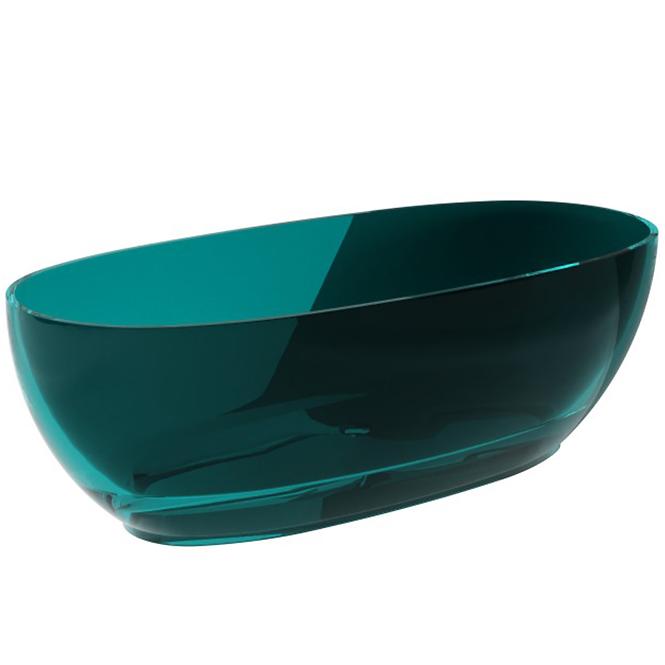 Freistehende Badewanne Mexa 170/78 Ocean Breeze,Siphon mit Click-Clack-Stöpsel, Chrom