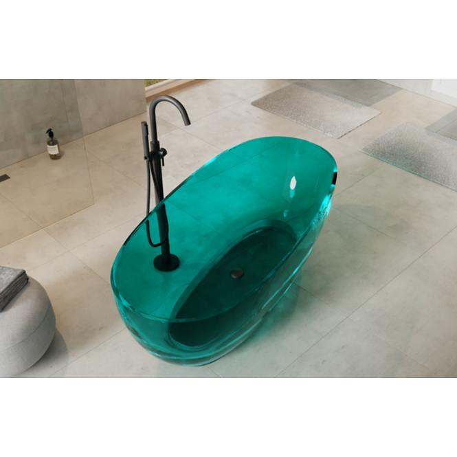 Freistehende Badewanne Mexa 170/78 Ocean Breeze,Siphon mit Click-Clack-Stöpsel, Chrom,7