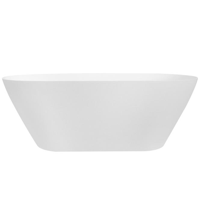 Freistehende Badewanne Moya 160/70, Siphon mit Click-Clack-Stöpsel, Chrom,3