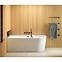 Freistehende Wand-Badewanne Avita A-Line 160L + Siphon mit Click-Clack-Stöpsel, Chrom,10