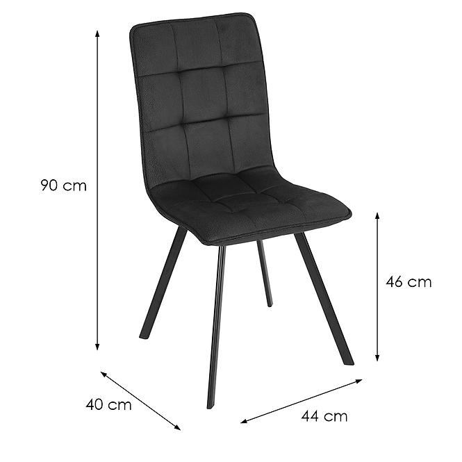 Stuhl Orlando schwarz Solar 99