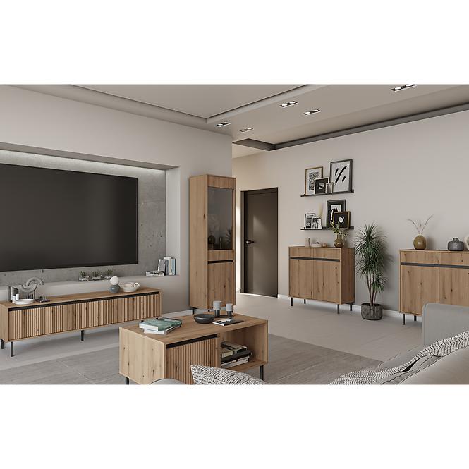 36LW+SYS OSAKA 501 SZAFKA WISZĄCA 1F DĄB EVOKE